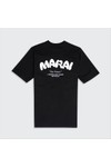 Marai Mens Black Bubble Print T Shirt