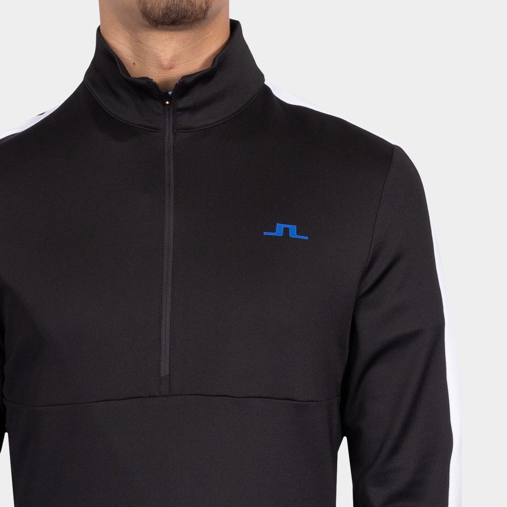 【中古】J.LINDEBERG Men's ジップ JKT サイズ L J.Lindeberg Men's Leon 1/4 Zip Layer - Worldwide Golf Shops