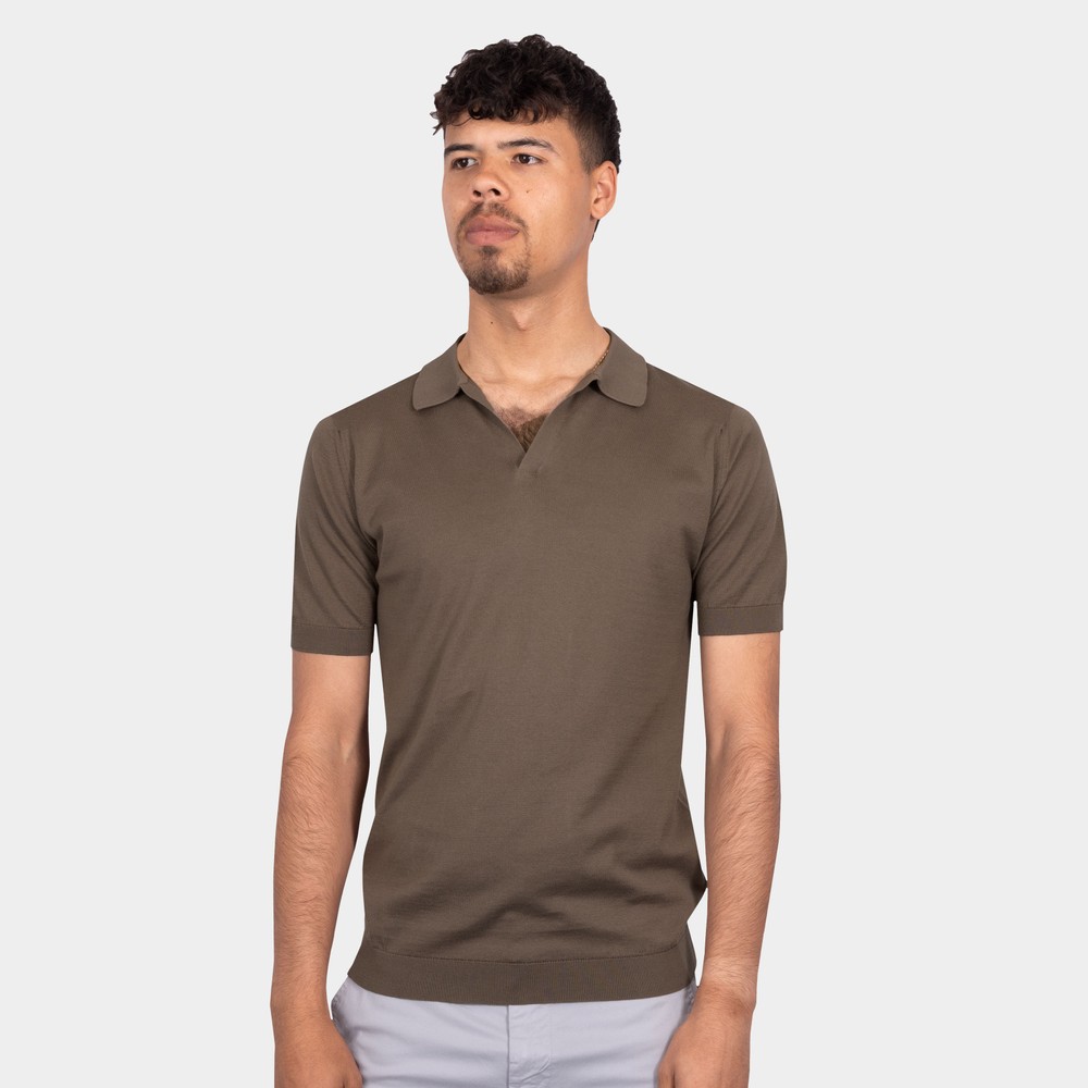 John Smedley Noah Skipper Collar Shirt SS | Oxygen Clothing