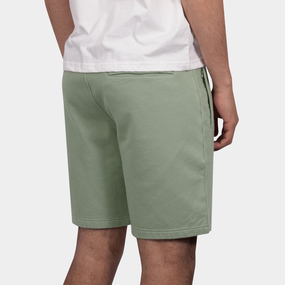 Sandbanks Mens Green Badge Logo Sweatshort #4