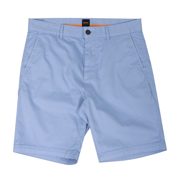 BOSS Mens Blue Casual Chino Slim Shorts main image