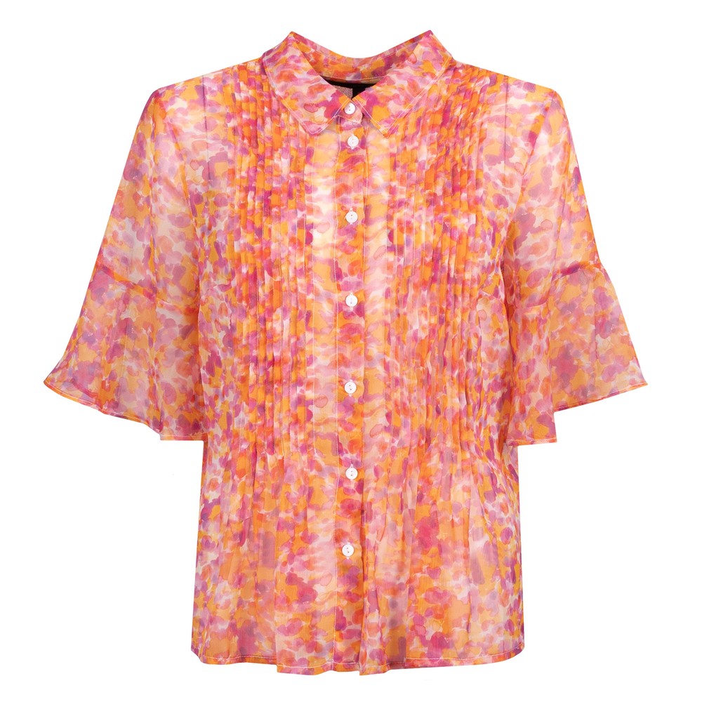 Hallie Crinkle Pintuck Shirt