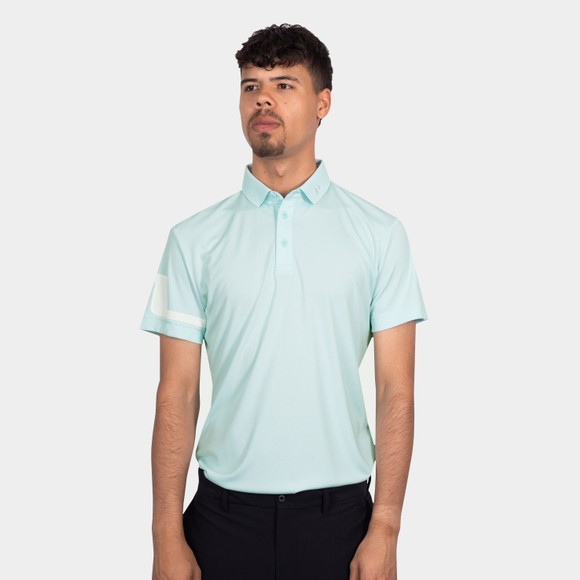 J.Lindeberg Mens Blue Heath Regular Polo Shirt main image