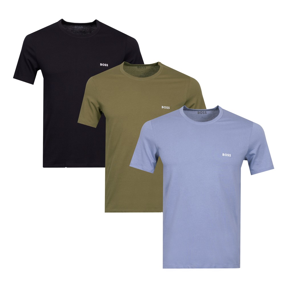 3 Pack Crew Neck T Shirt