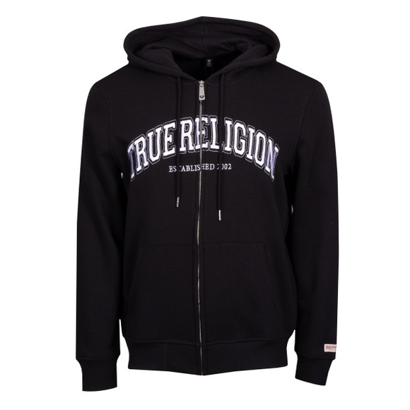 True Religion Embroidered TR Zip Hoody | Oxygen Clothing