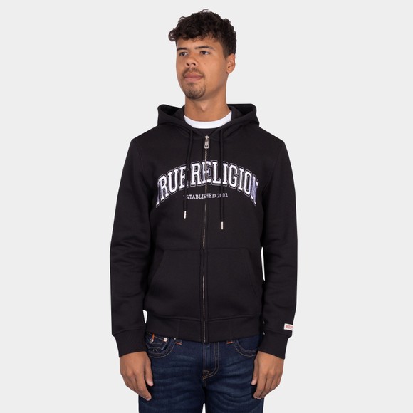 True Religion Embroidered TR Zip Hoody | Oxygen Clothing