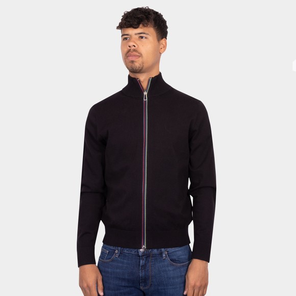 PS Paul Smith Mens Black Full Zip Cardigan main image