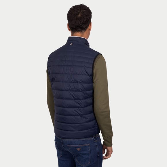 BOSS Mens Blue Formal Darolan Gilet #4