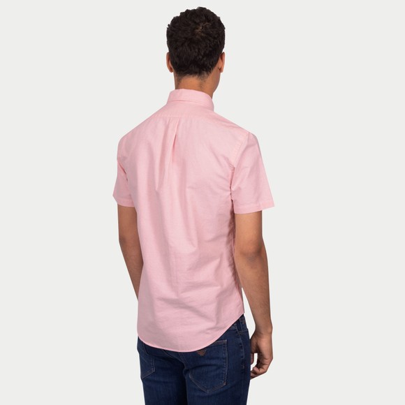 Polo Ralph Lauren Mens Pink Custom Fit Short Sleeve Oxford Shirt #4