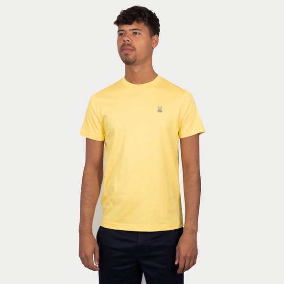 Psycho Bunny Mens Yellow Classic Crew Neck T-Shirt main image