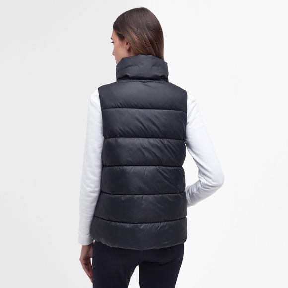 Barbour International Womens Black Mackney Gilet #4