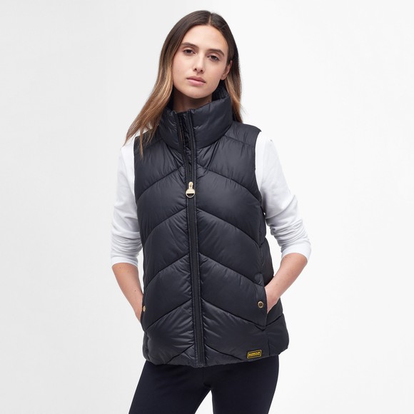 Barbour International Womens Black Mackney Gilet #2