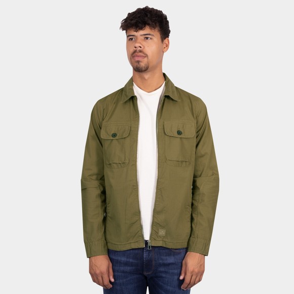 PS Paul Smith Mens Green Zip Overshirt main image