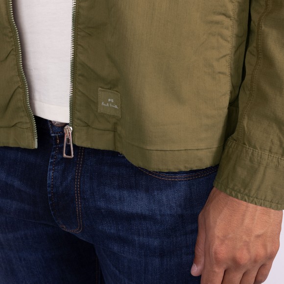 PS Paul Smith Mens Green Zip Overshirt main image