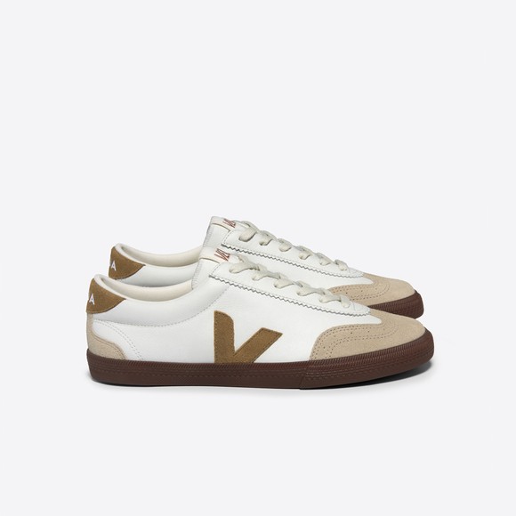 Veja Womens White Volley OT Leather main image