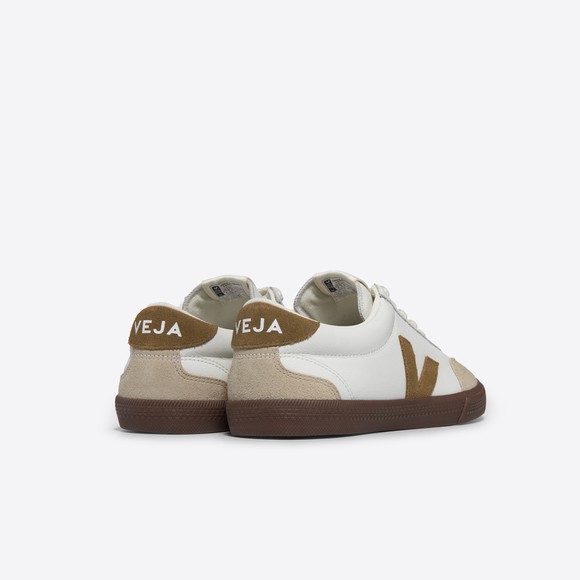 Veja Womens White Volley OT Leather main image