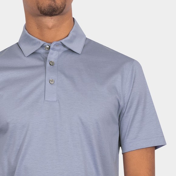 BOSS Mens Blue Press 50 Polo Shirt main image