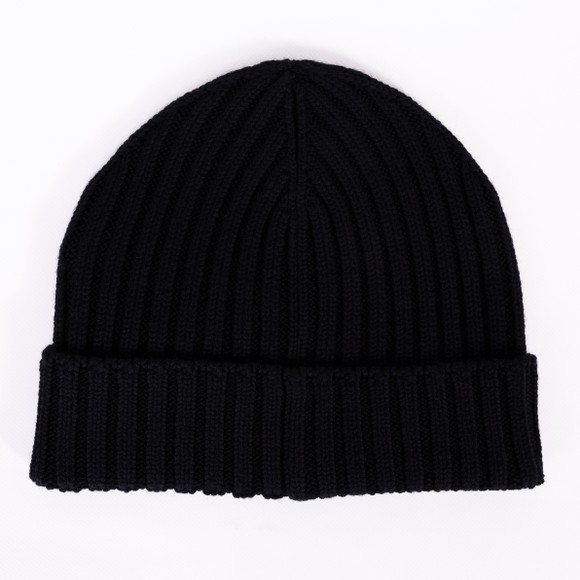 Paul & Shark Mens Black Arch Logo Knitted Hat main image