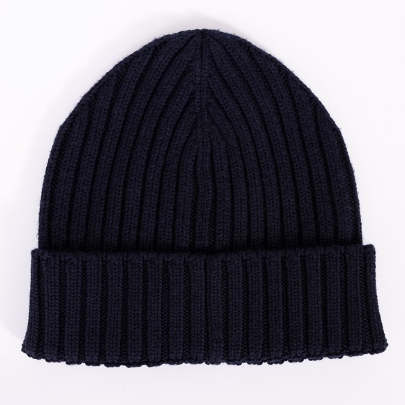 Paul & Shark Mens Blue Arch Logo Knitted Hat main image