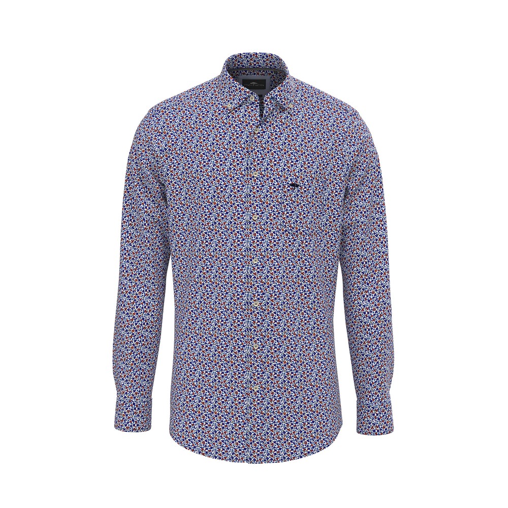 Modern Flower Print Shirt