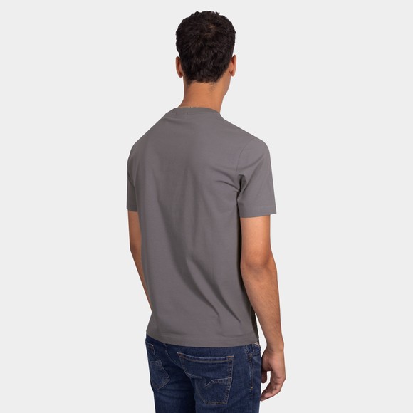 BOSS Mens Grey Athleisure Tee Stretch T Shirt #4