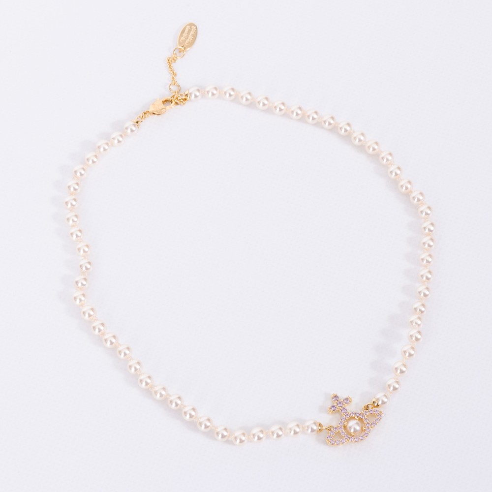 Vivienne Westwood Olympia Pearl Necklace | Oxygen Clothing