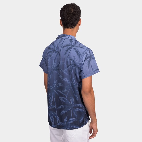 BOSS Mens Blue Zen Beach Shirt #4