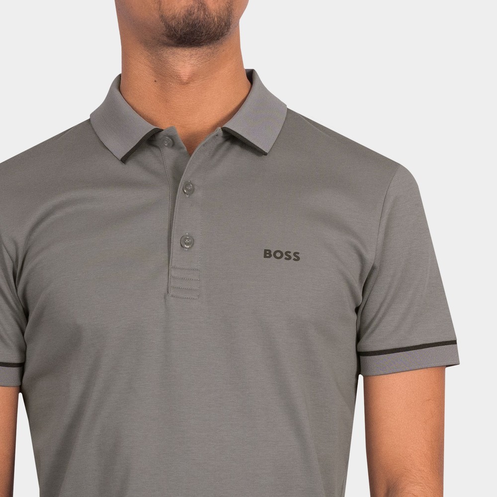 BOSS Athleisure Paule Luxury Cotton Polo Shirt | Oxygen Clothing