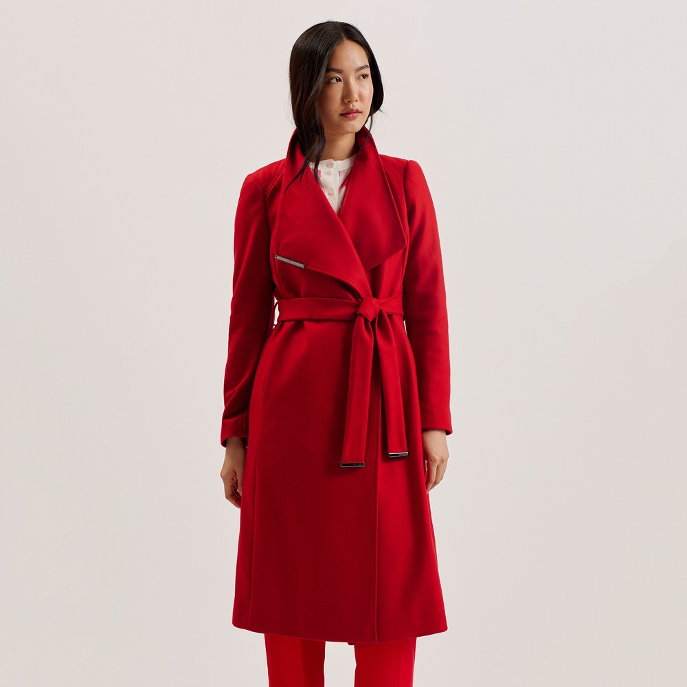 TED BAKER レッドロングコート TED BAKER レッドロングコート