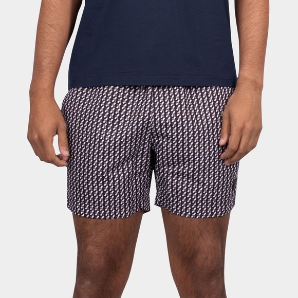 BOSS Mens Black Vibe Pattern Swim Short main image