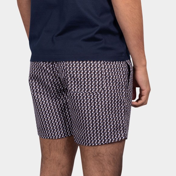 BOSS Mens Black Vibe Pattern Swim Short main image