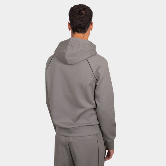 BOSS Mens Grey Athleisure Small Logo Soody Hoody main image