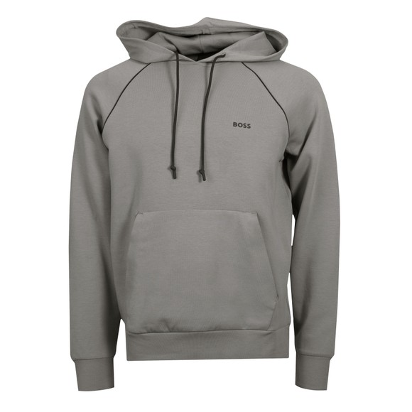 BOSS Mens Grey Athleisure Small Logo Soody Hoody main image
