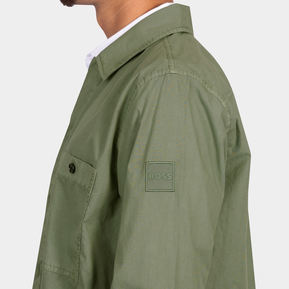 BOSS Herren Locky 2 Overshirt - Oversized Mit Leichter Füllung