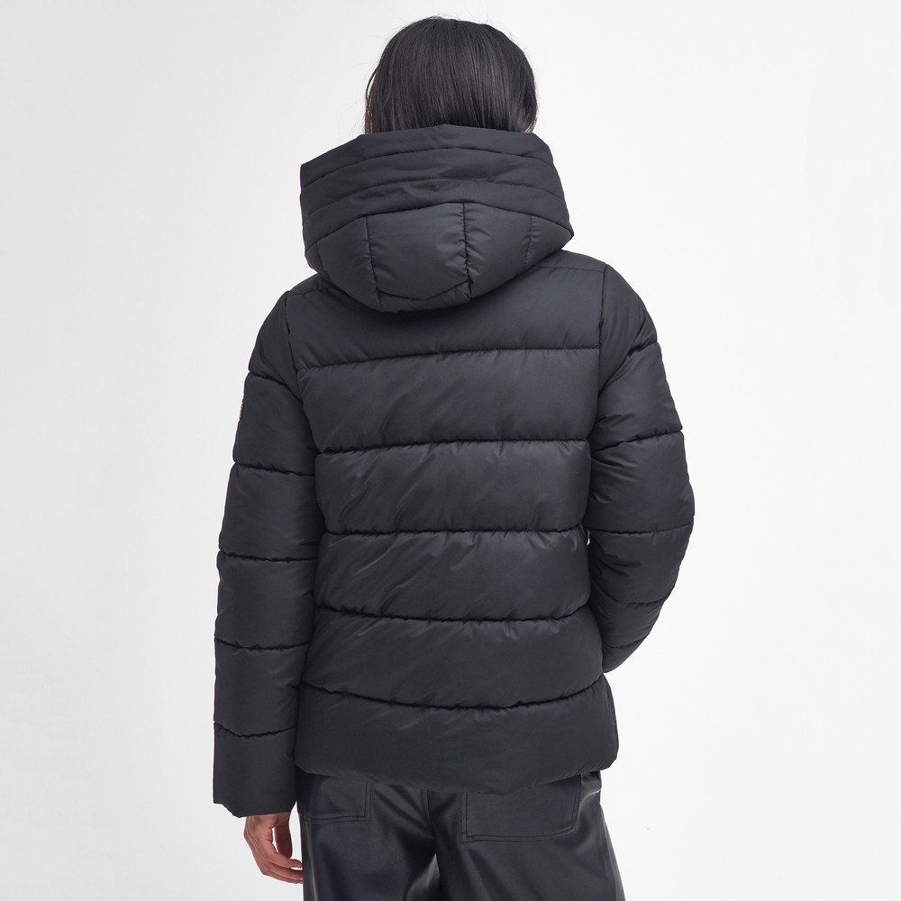 ダウンジャケット・コート Barbour International Barron Puffer Jacket BARBOUR Barron Puffer Jacket in Black | endource