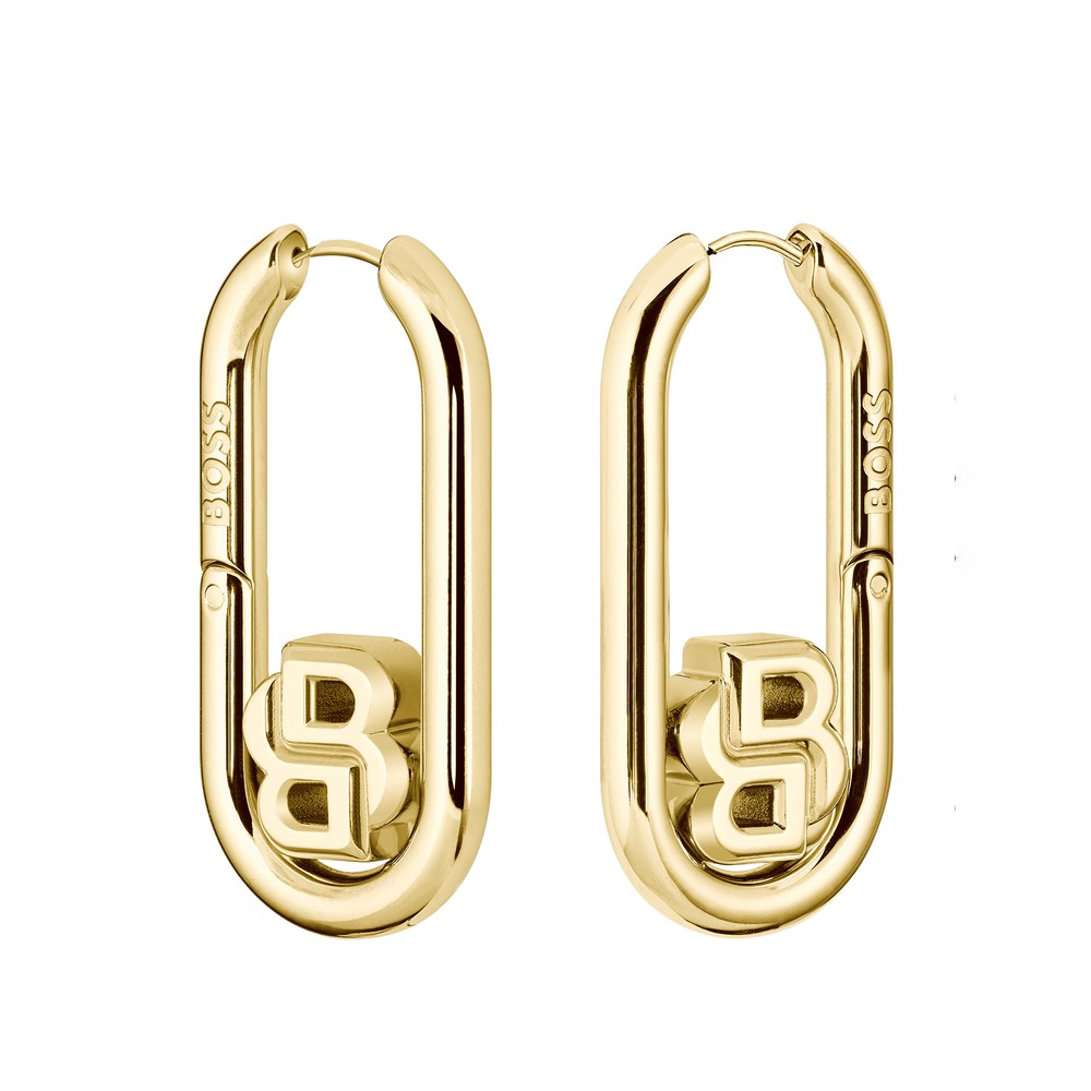 Double B Drop Earrings
