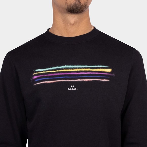 PS Paul Smith Mens Black Chest Stripe Sweatshirt #2