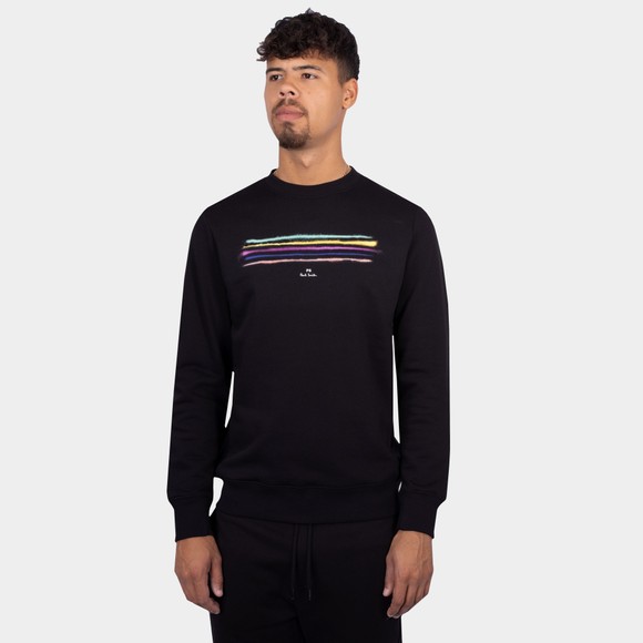 PS Paul Smith Mens Black Chest Stripe Sweatshirt #3
