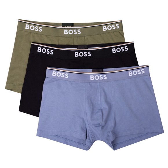 BOSS Mens Multicoloured Power 3 Pack Boxers main image