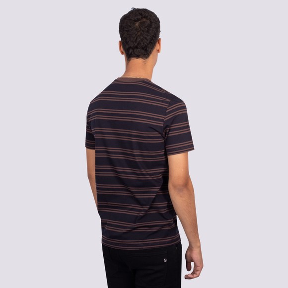 Fred Perry Mens Blue Sport Fine Stripe T-Shirt main image