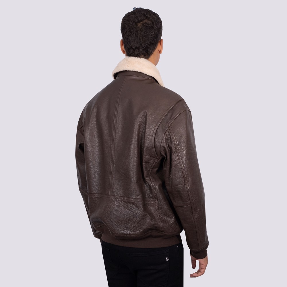 OHOTORO Leather Jacket ダークブラウン Chicago Oversized Biker