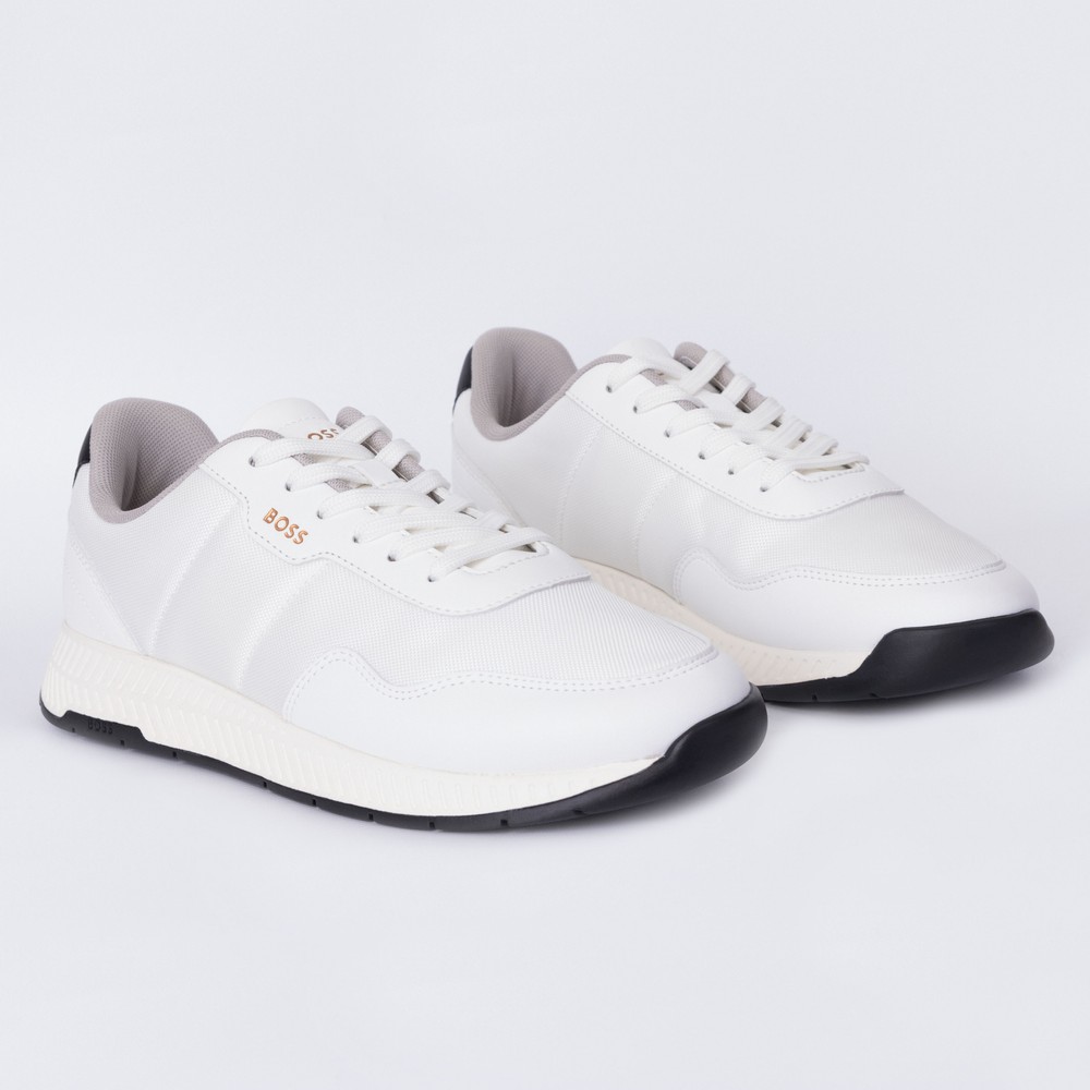 Men Trainers Boss Sneaker Titanium Runn BOSS Men's Trainers