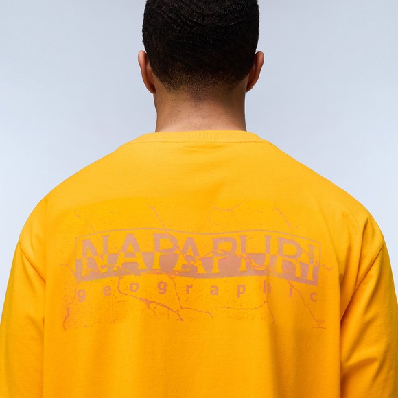 Napapijri Mens Orange Albula T-Shirt main image