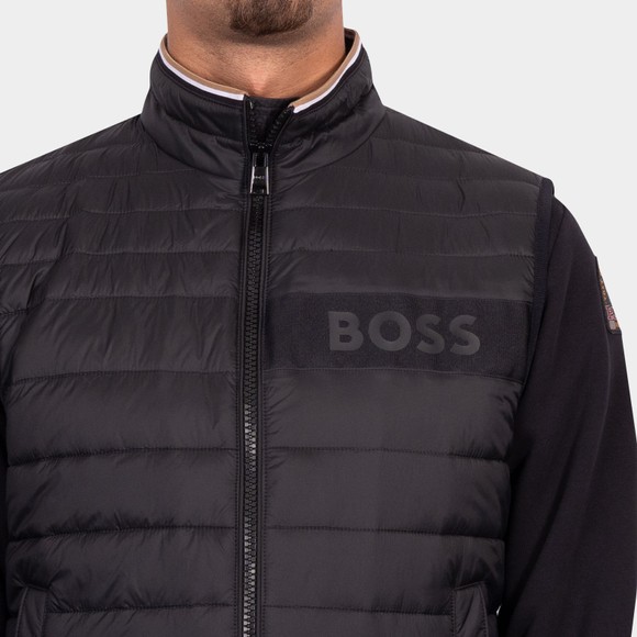 BOSS Mens Black Formal Darolan Gilet #3