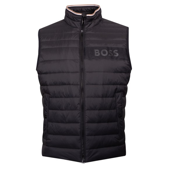BOSS Mens Black Formal Darolan Gilet #1