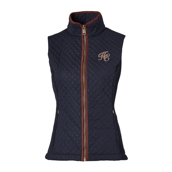 Holland Cooper Womens Blue Cambridge Gilet #1