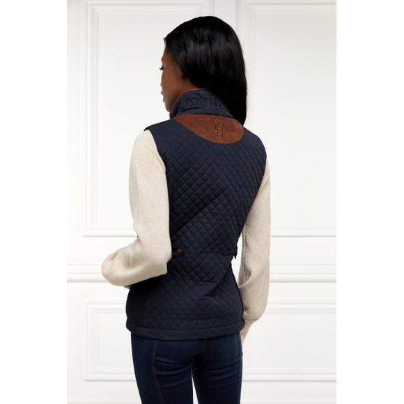 Holland Cooper Womens Blue Cambridge Gilet #4