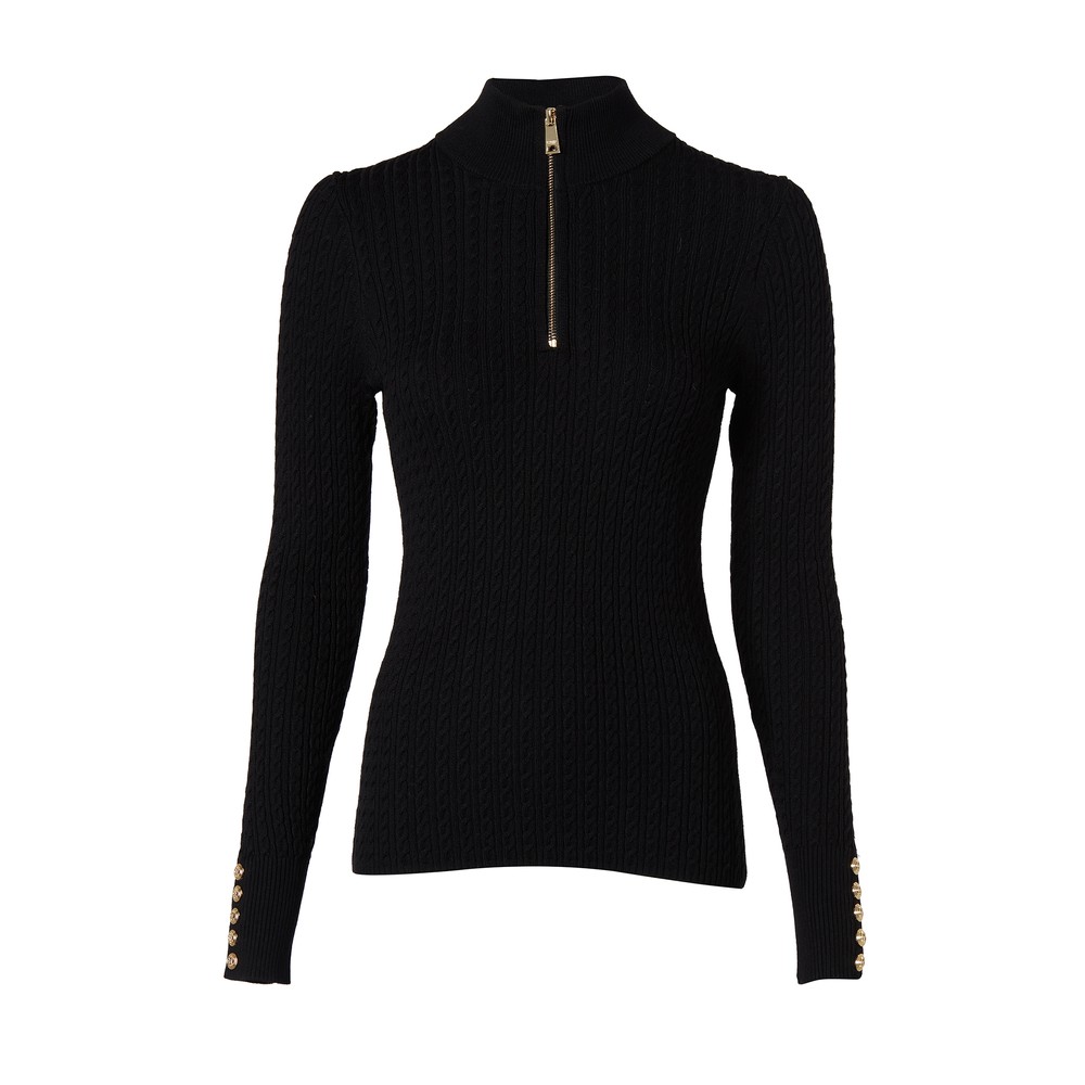 Ava Half Zip Knit Jumper