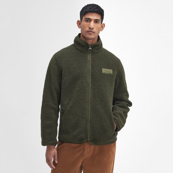 Barbour Lifestyle Mens Green Reversible Fleece Jacket main image