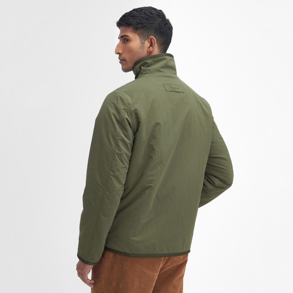 Barbour Lifestyle Mens Green Reversible Fleece Jacket main image